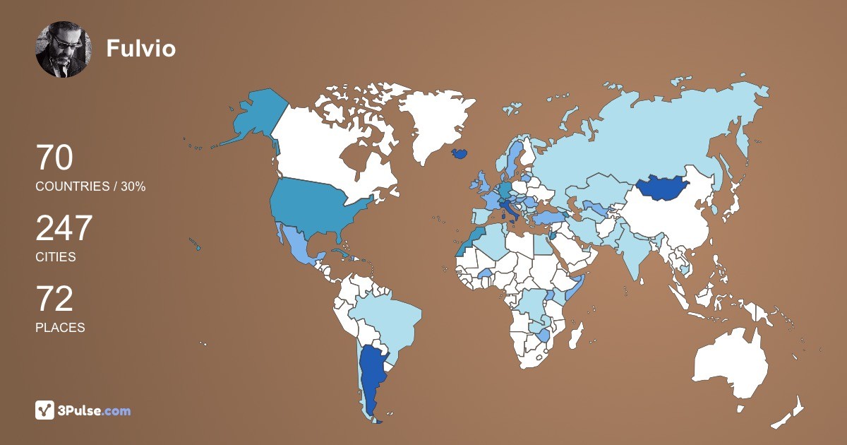 Изображение Карты путешествий Fulvio Zubiani