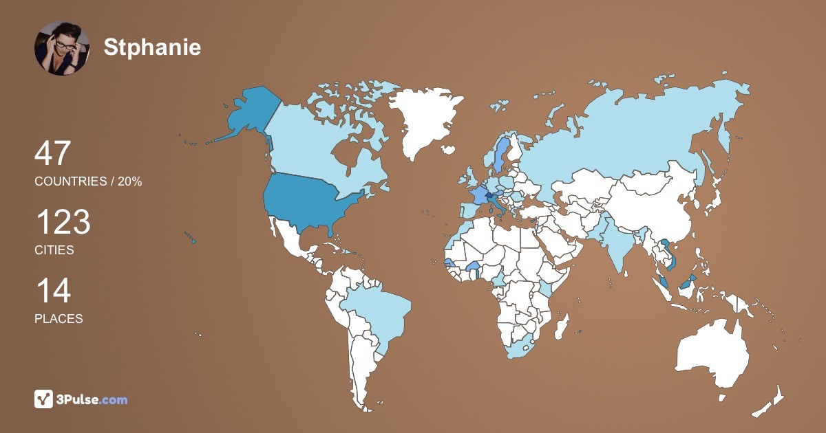 Изображение Карты путешествий Stphanie Tschppt
