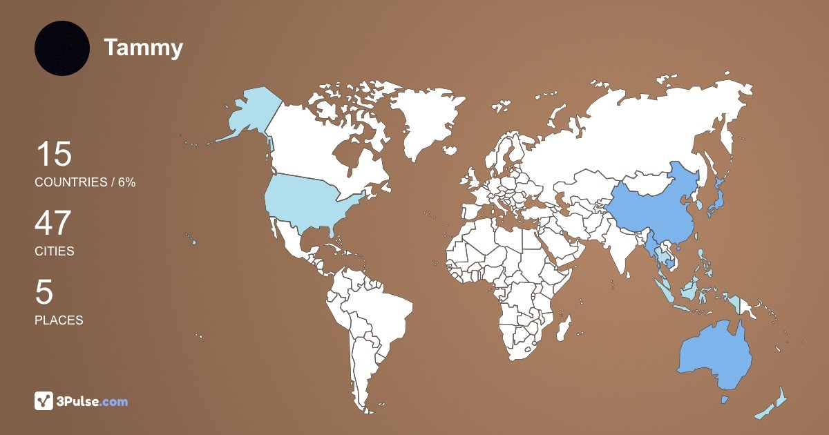 Изображение Карты путешествий Tammy Yeung