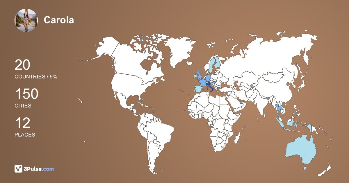 Изображение Карты путешествий Carola Wild