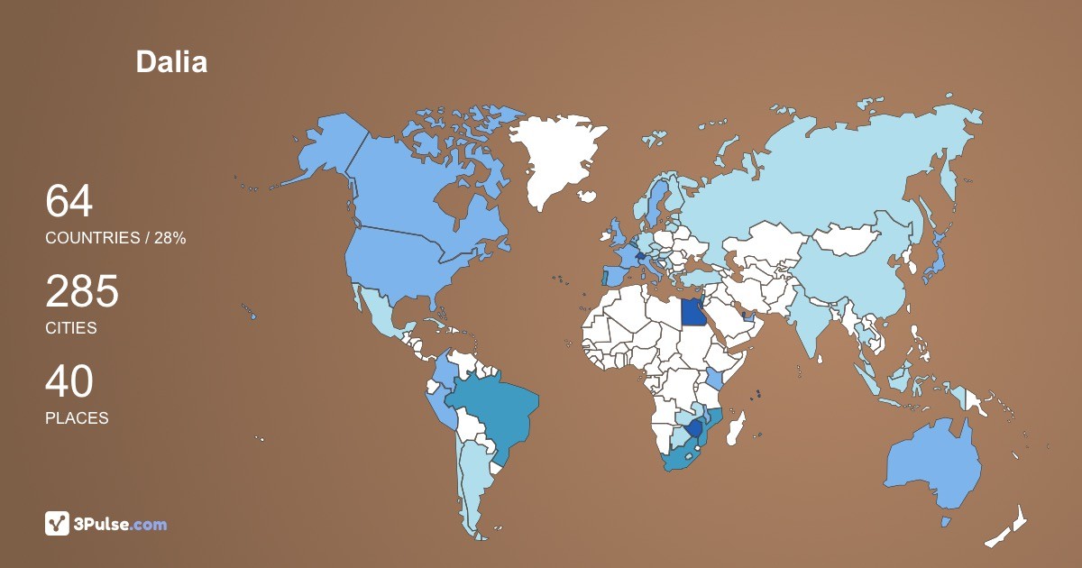 Изображение Карты путешествий Dalia Utria