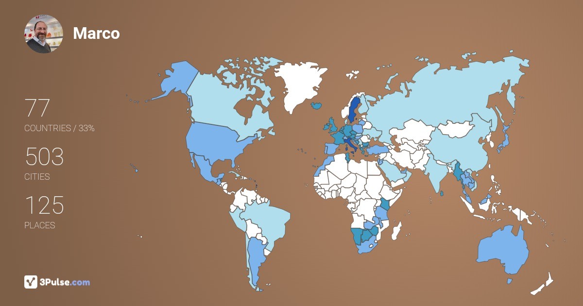 Изображение Карты путешествий Marco Guardasole