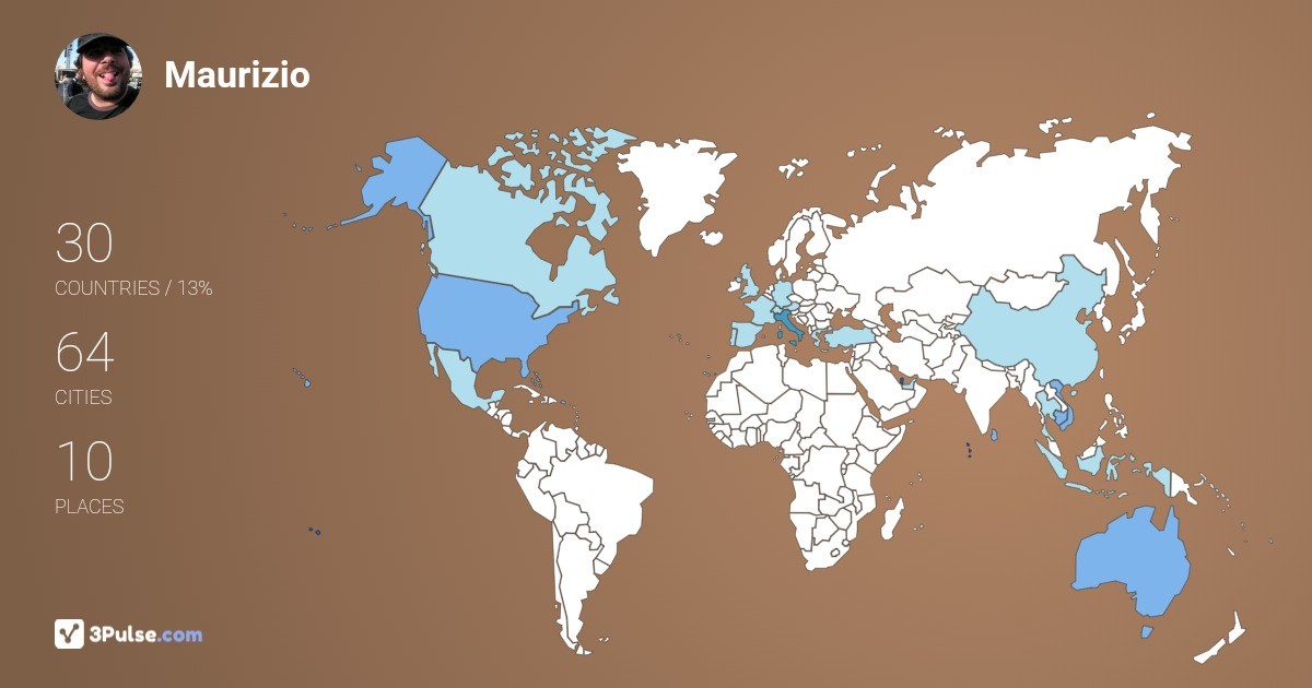 Изображение Карты путешествий Maurizio Meola