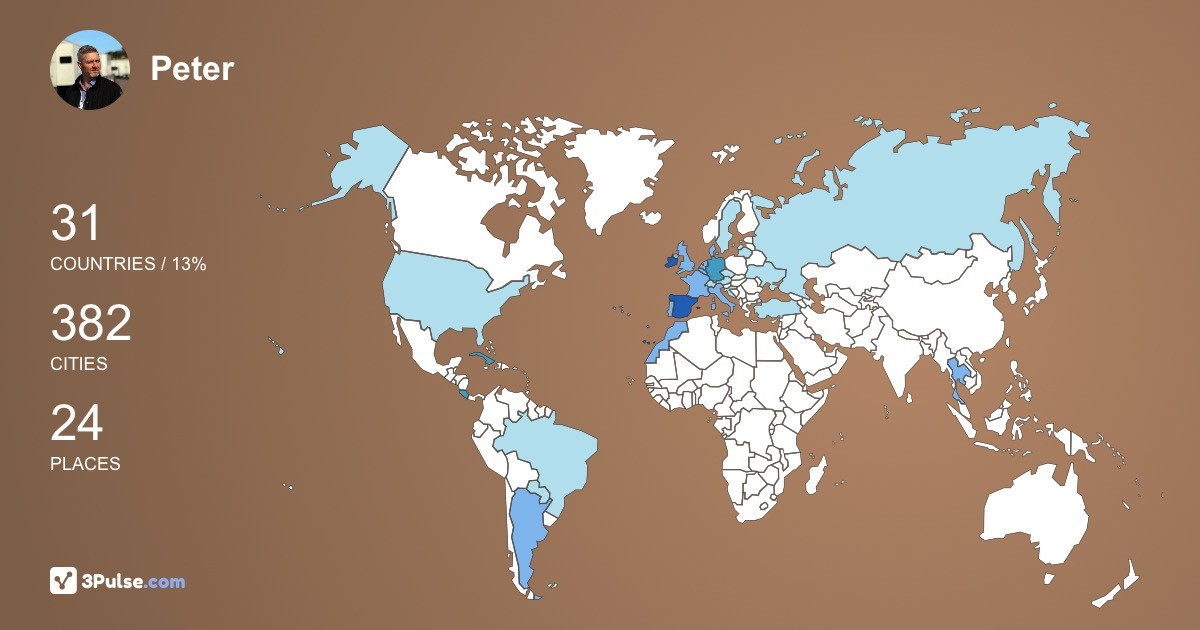 Изображение Карты путешествий Peter Soler