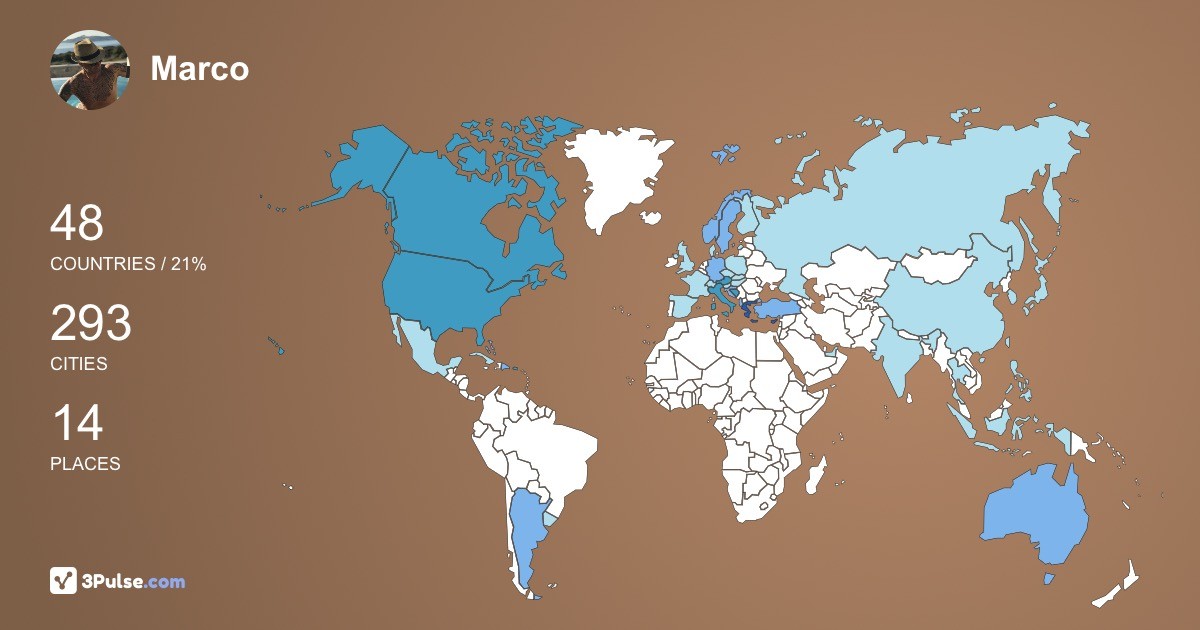 Изображение Карты путешествий Marco Grasselli