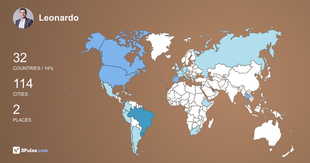 Leonardo Palitot-Villar's Travel Map Image