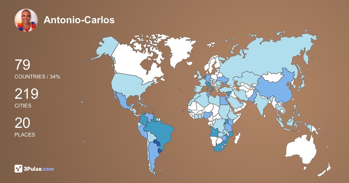 Изображение Карты путешествий Antonio-Carlos Campos