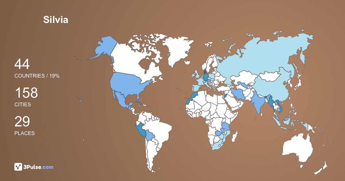 Silvia Rezzesi's Travel Map Image