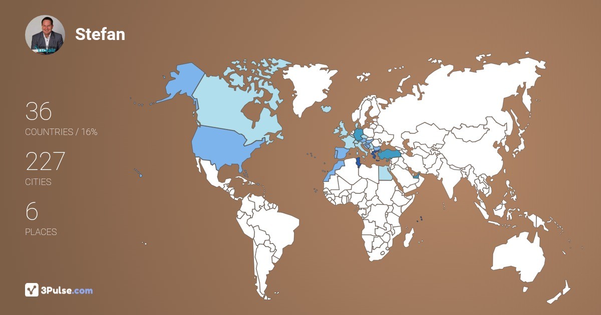 Stefan LuxairTours's Travel Map Image