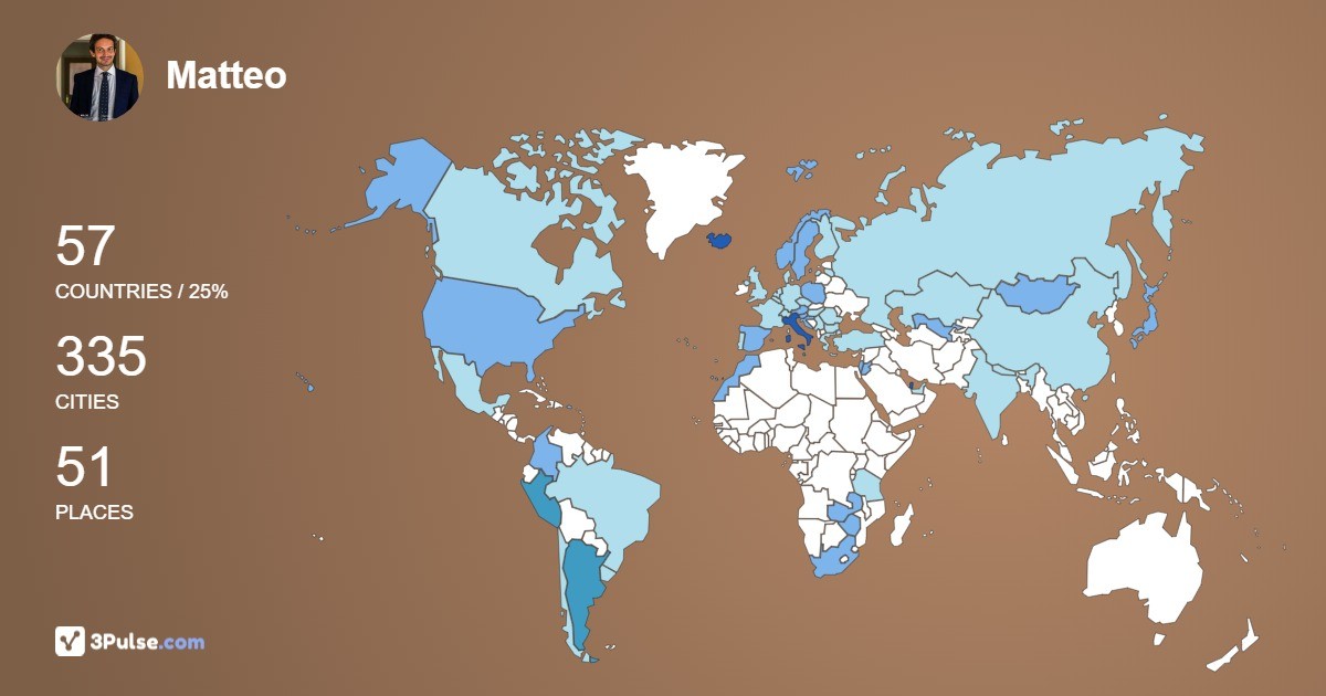 Изображение Карты путешествий Matteo Dorello