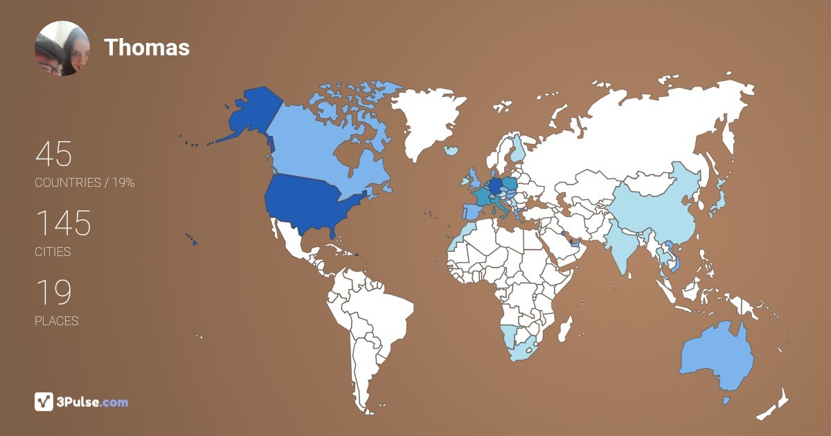 Изображение Карты путешествий Thomas Mller