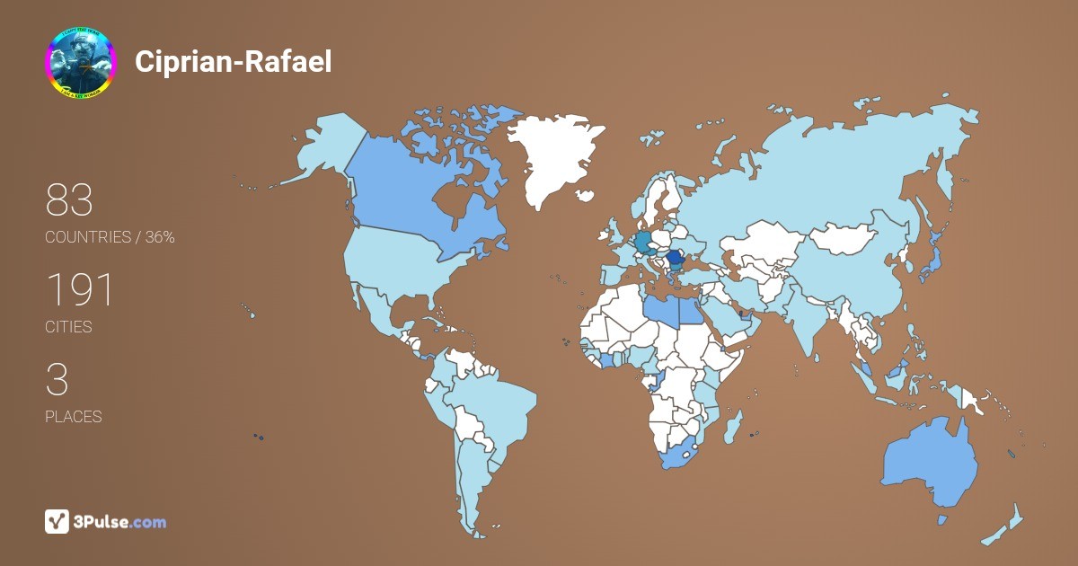 Изображение Карты путешествий Ciprian-Rafael Clipa