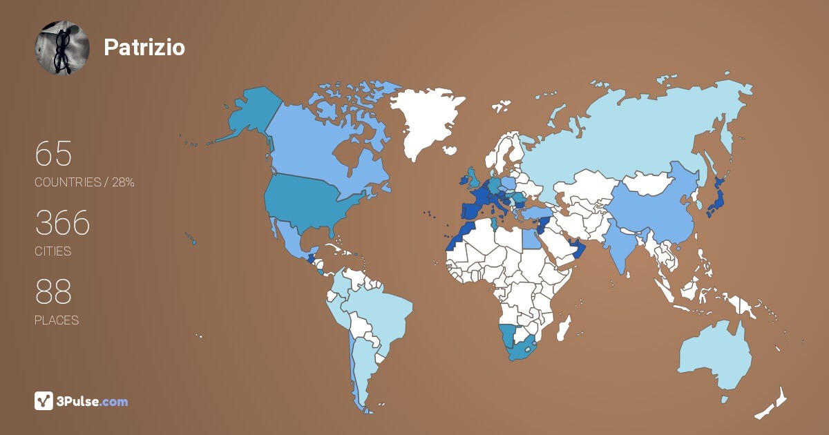 Изображение Карты путешествий Patrizio Paccagnella