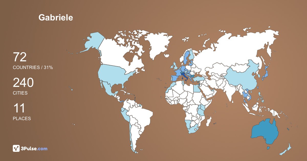 Изображение Карты путешествий Gabriele Biolchini