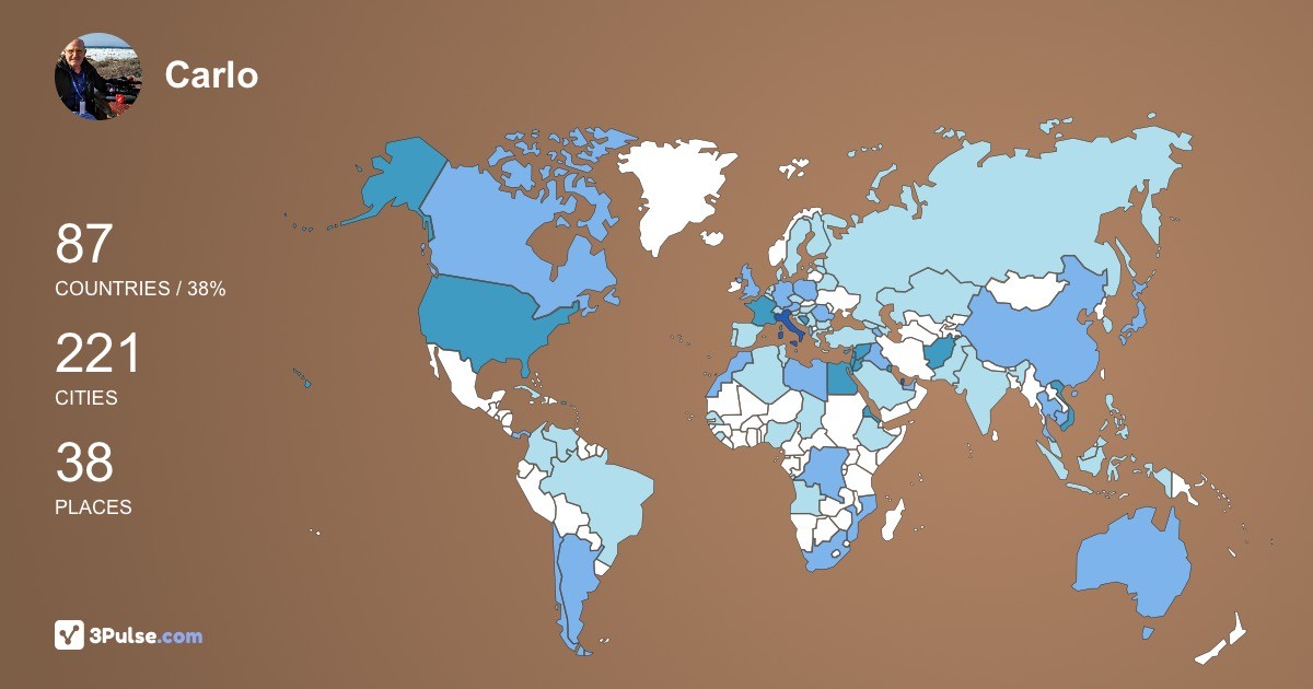 Изображение Карты путешествий Carlo Petroni