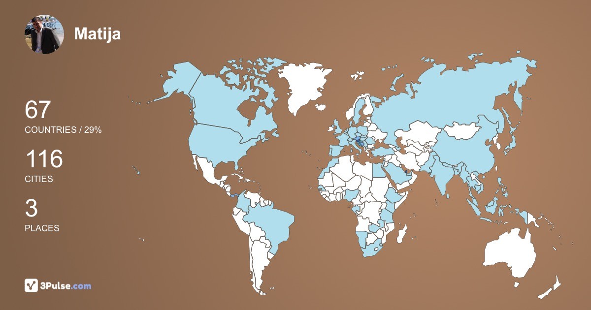 Изображение Карты путешествий Matija Raem