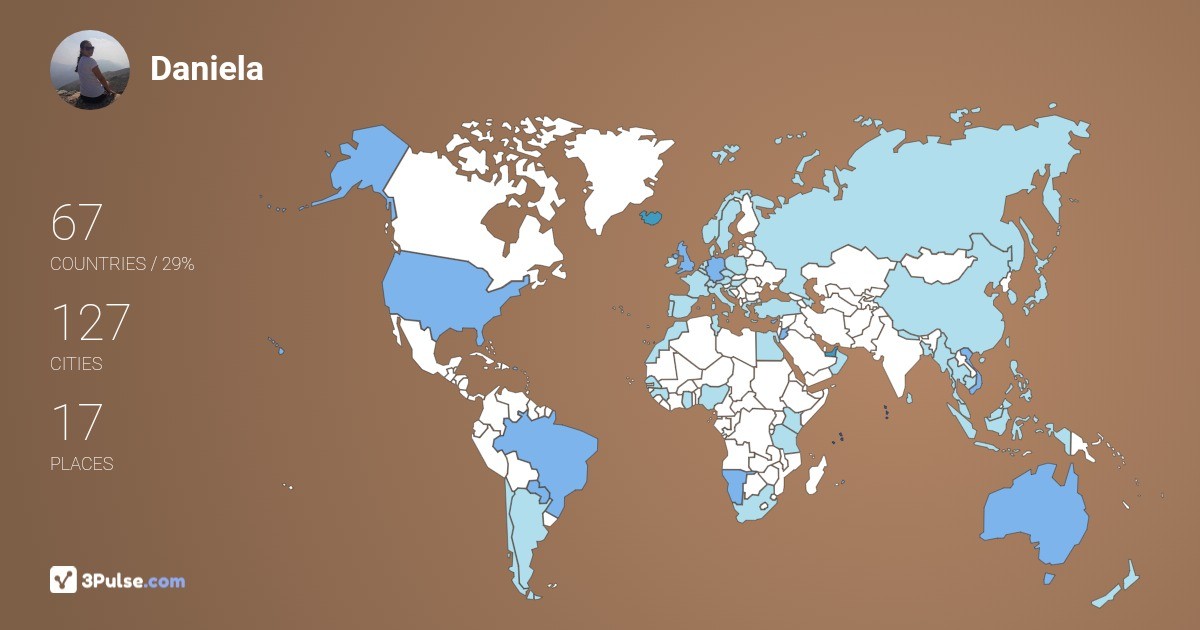 Изображение Карты путешествий Daniela Romeira