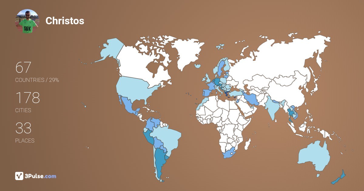 Изображение Карты путешествий Christos Toulas