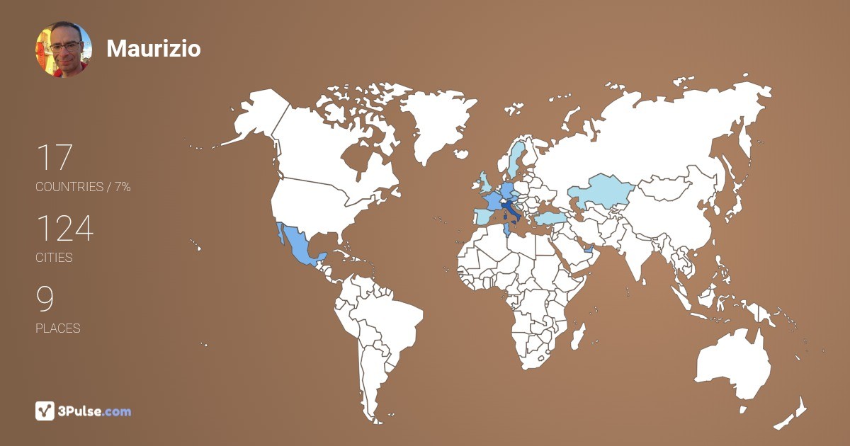 Изображение Карты путешествий Maurizio Pichierri