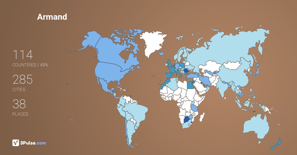 Изображение Карты путешествий Armand Zev