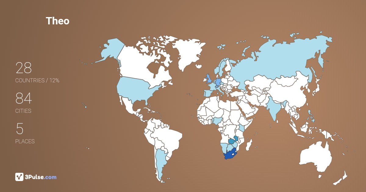 Изображение Карты путешествий Theo Burden