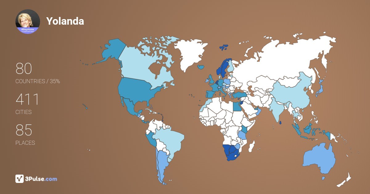 Изображение Карты путешествий Yolanda Logt