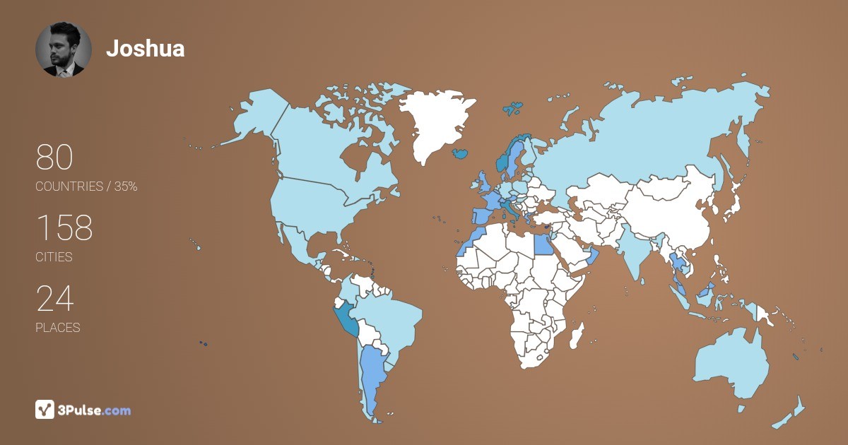 Изображение Карты путешествий Joshua Giaconia