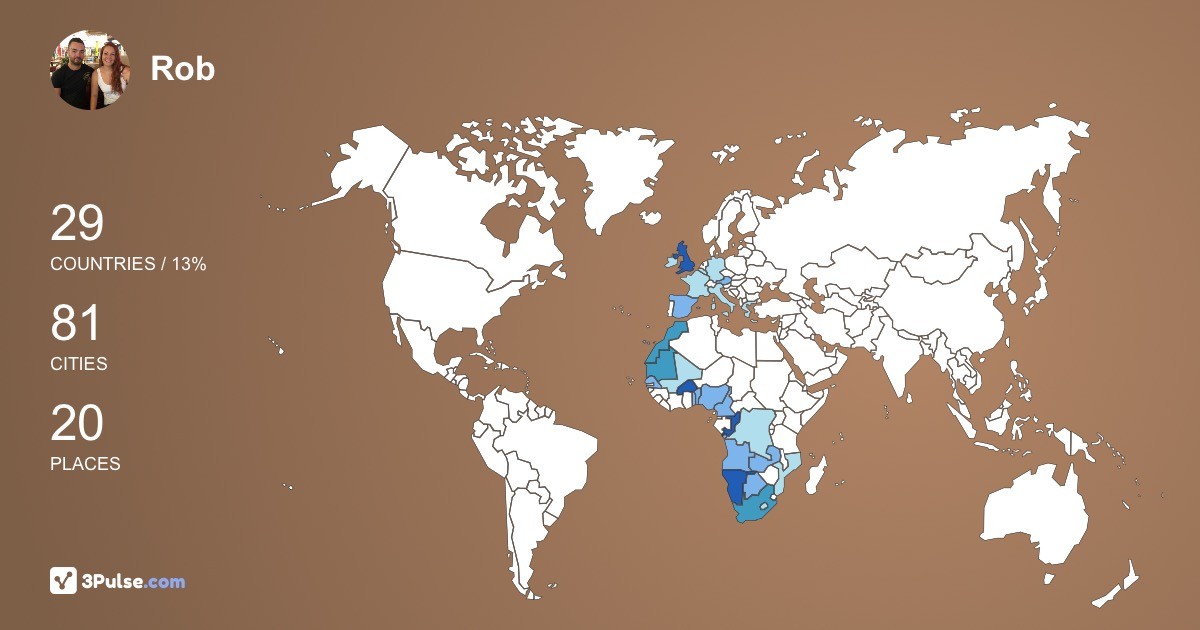 Изображение Карты путешествий Rob Keen