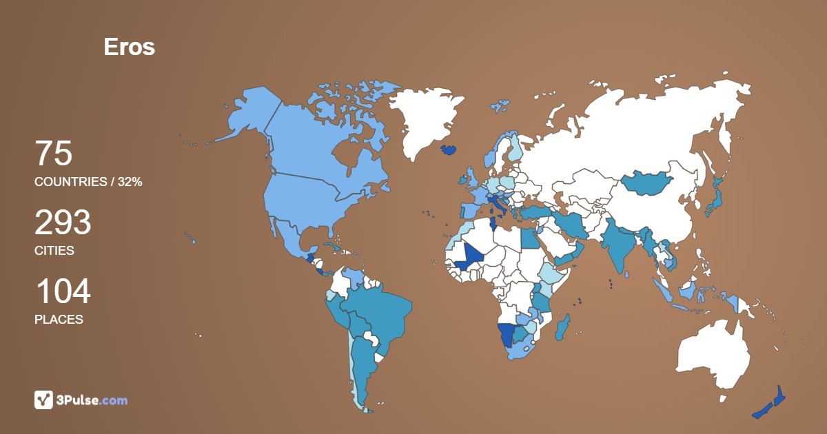 Изображение Карты путешествий Eros Cangini