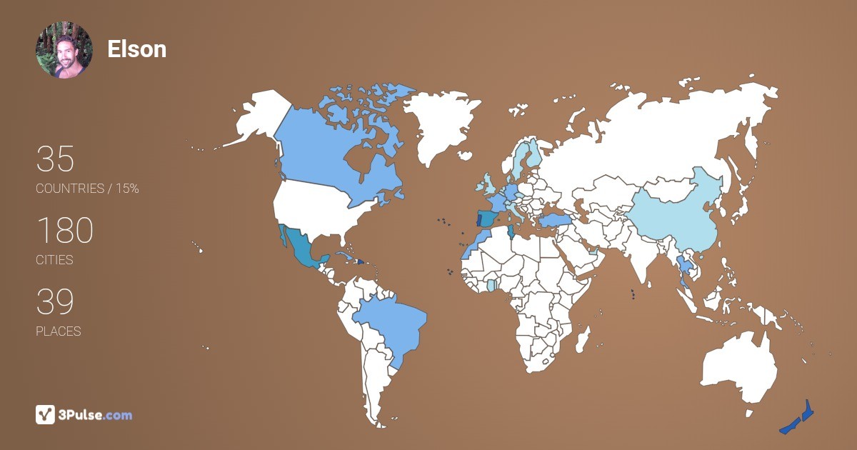 Изображение Карты путешествий Elson David