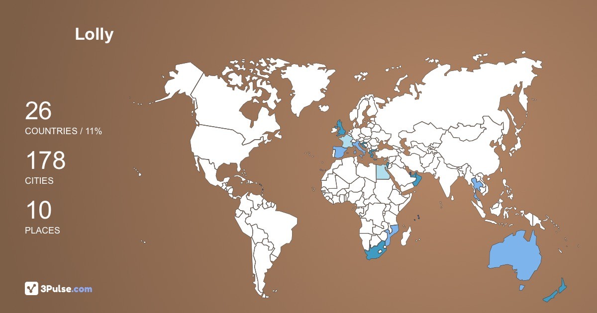 Изображение Карты путешествий Lolly Courtney