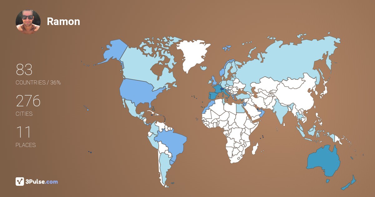 Изображение Карты путешествий Ramon Caruso