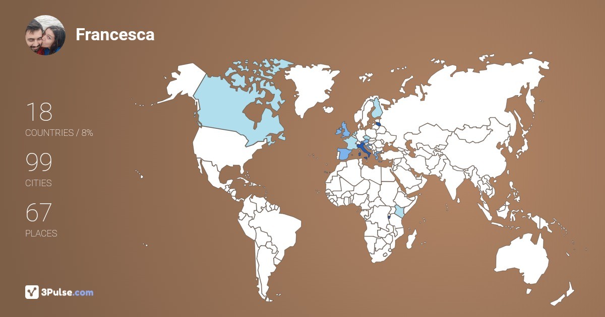 Изображение Карты путешествий Francesca Tosadori