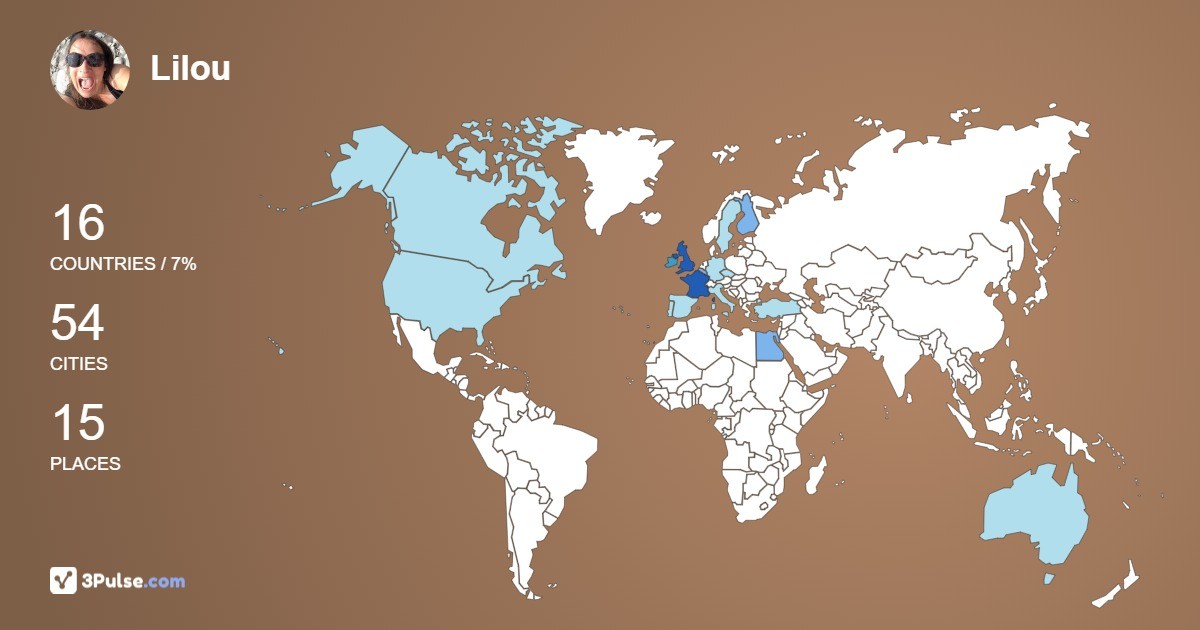 Изображение Карты путешествий Lilou Asturias