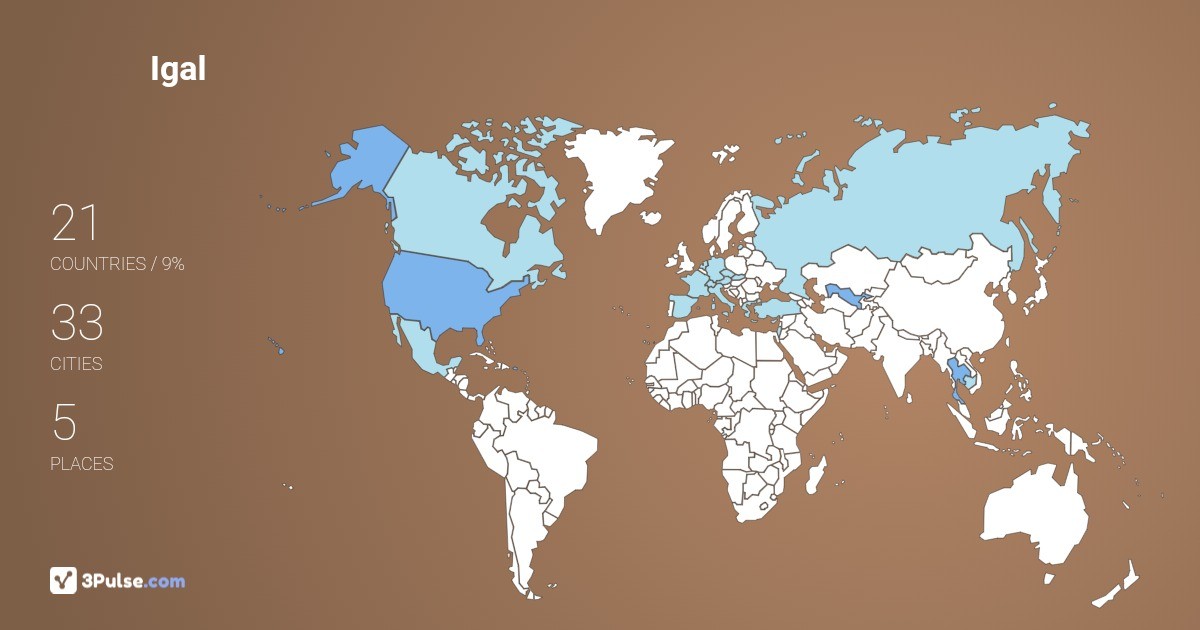 Изображение Карты путешествий Igal Grenader