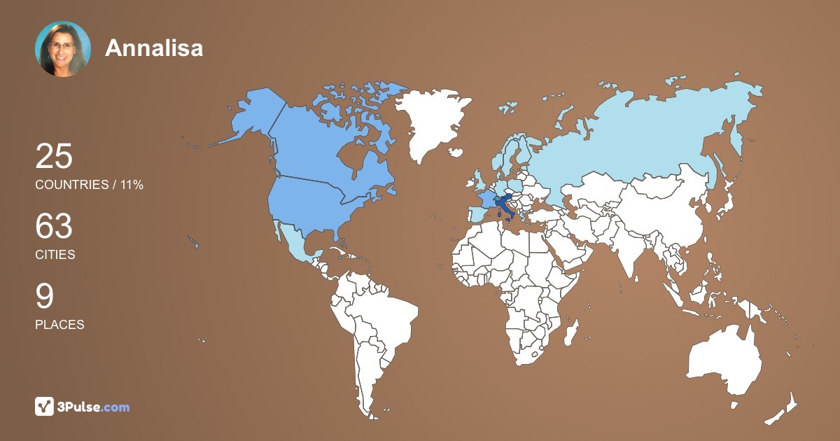 Annalisa Notaro's Travel Map Image