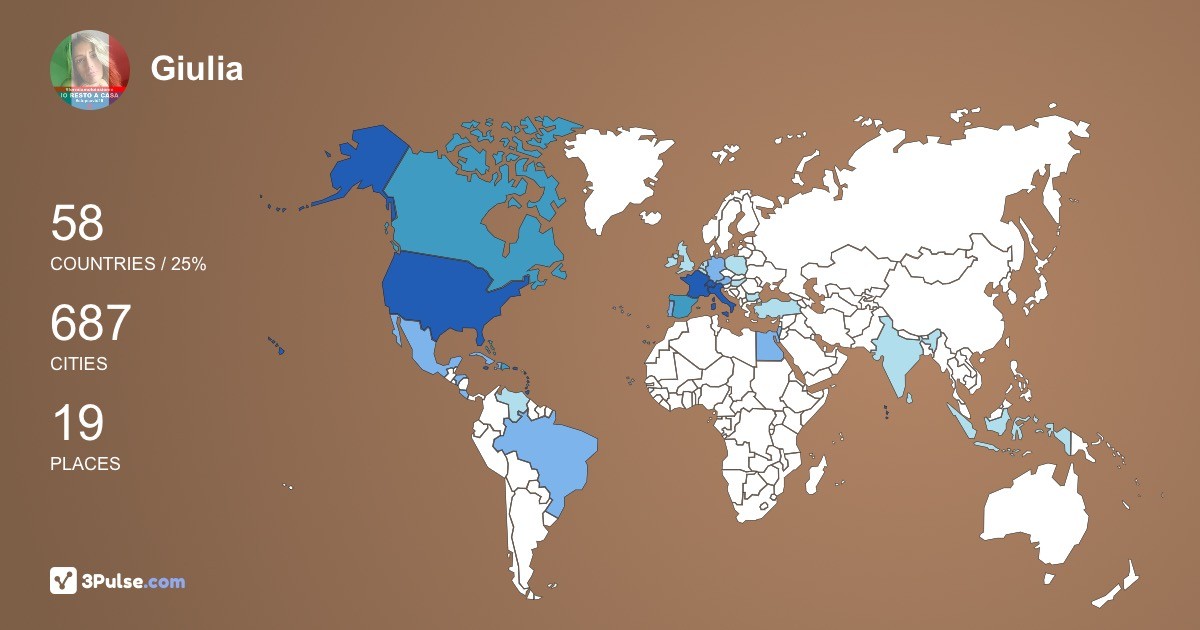 Изображение Карты путешествий Giulia Gr