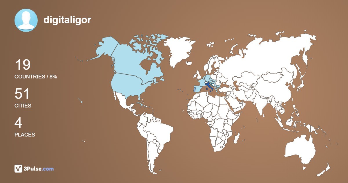 Изображение Карты путешествий Igor M