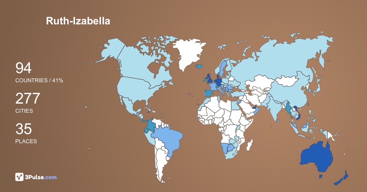 Изображение Карты путешествий Ruth-Izabella Brown