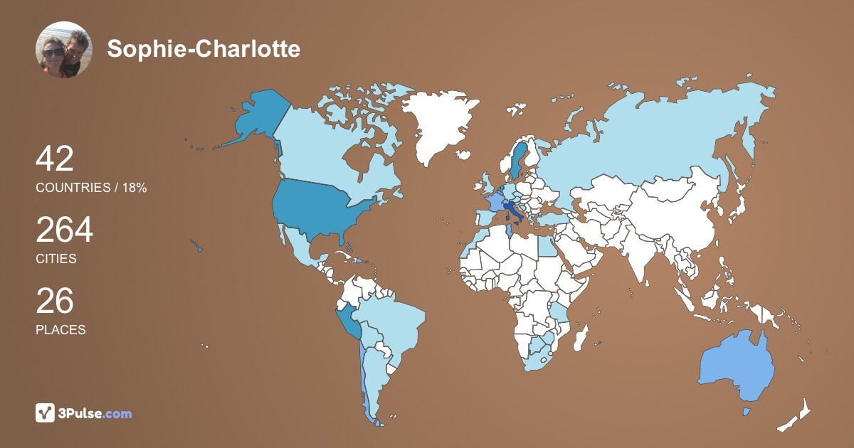 Sophie-Charlotte Allamagny's Travel Map Image