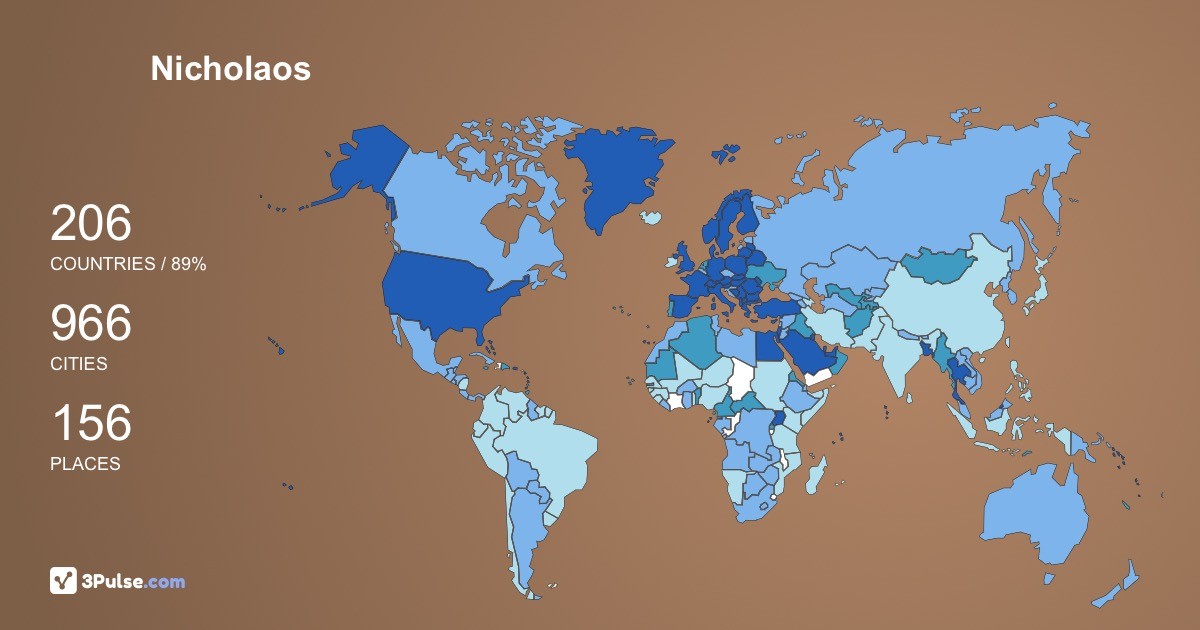 Изображение Карты путешествий Nicholaos Daskalakis