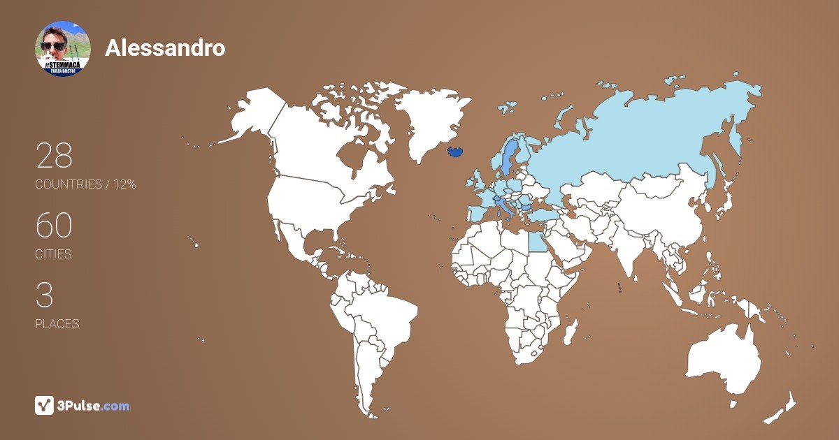 Изображение Карты путешествий Alessandro Binotto