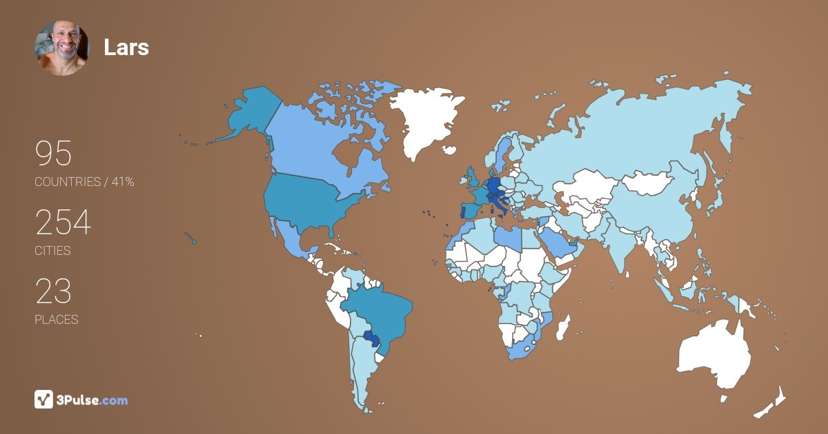 Изображение Карты путешествий Lars Khne