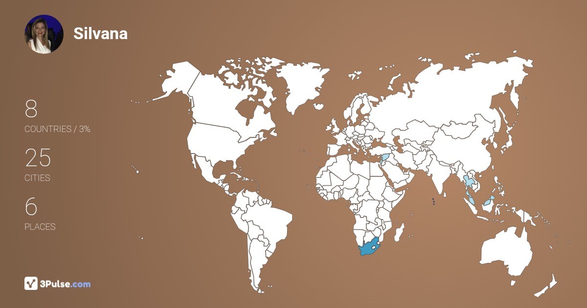 Silvana Panayi's Travel Map Image