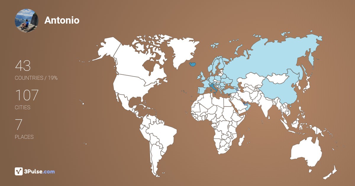 Изображение Карты путешествий Antonio Di-Luca