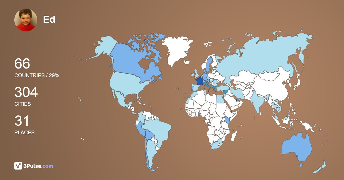 Изображение Карты путешествий Ed Mhl