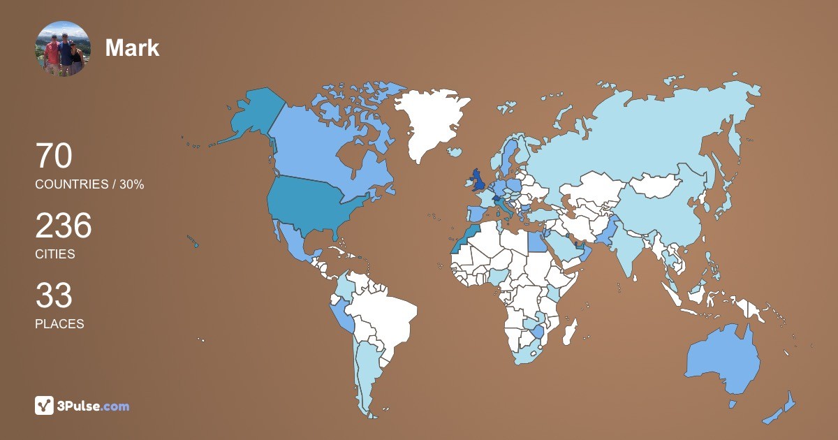 Изображение Карты путешествий Mark Malcomson