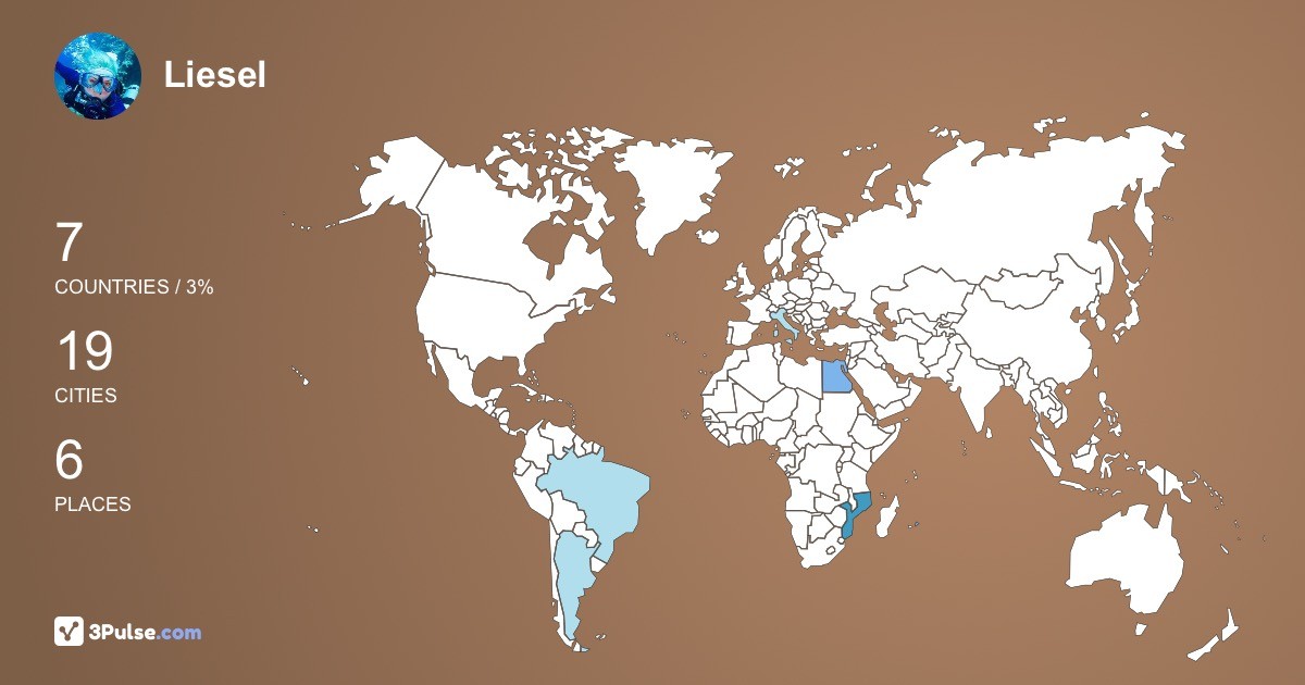 Изображение Карты путешествий Liesel Louwrens