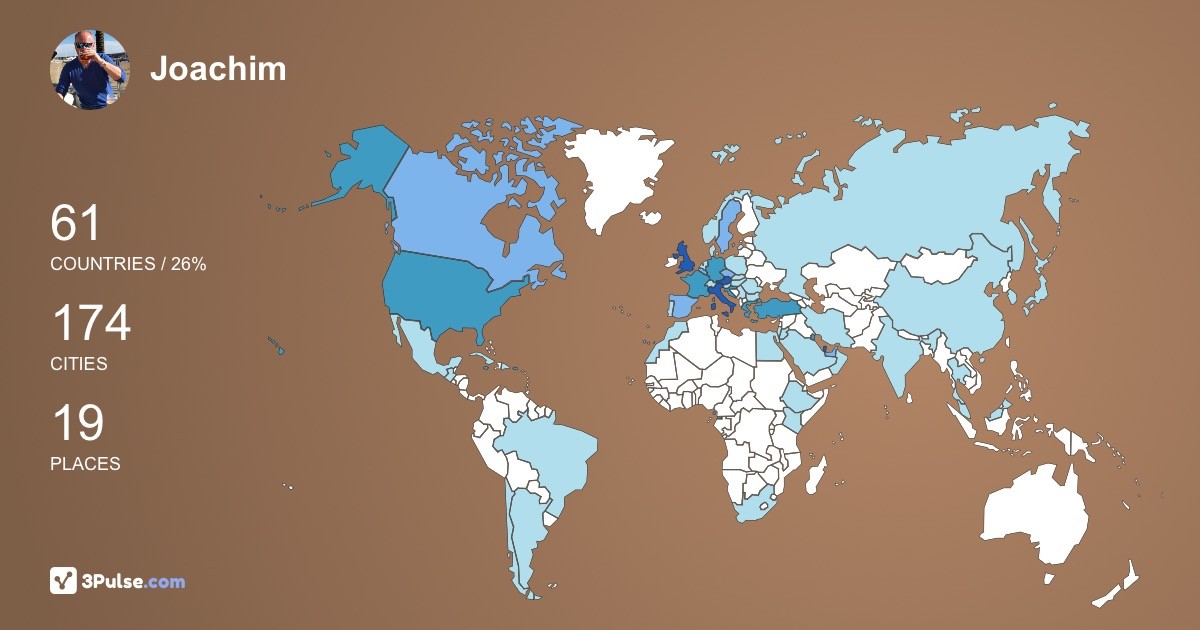 Изображение Карты путешествий Joachim Roettle