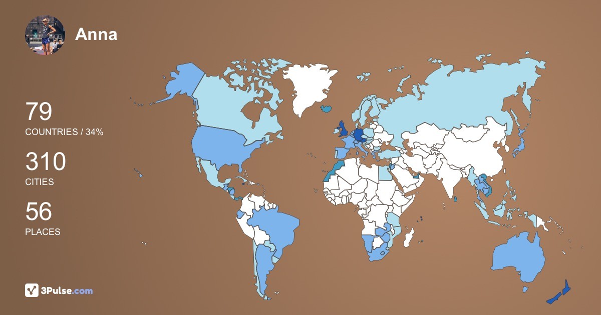 Изображение Карты путешествий Anna Grebenstein